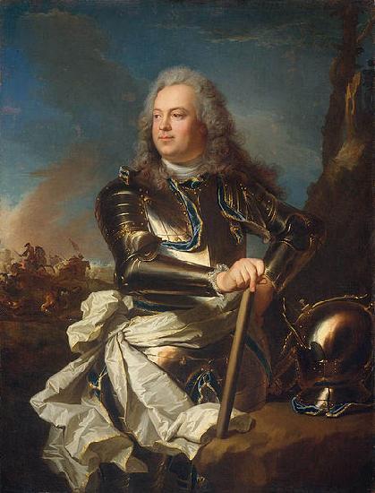 Hyacinthe Rigaud Portrait of Louis Henri de La Tour d'Auvergne France oil painting art